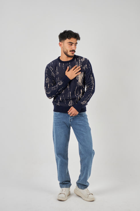 Velvet Knit Pullover - Code ( 40218 )