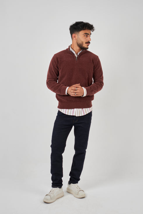 Velvet Knit Pullover - Code ( 40213 )