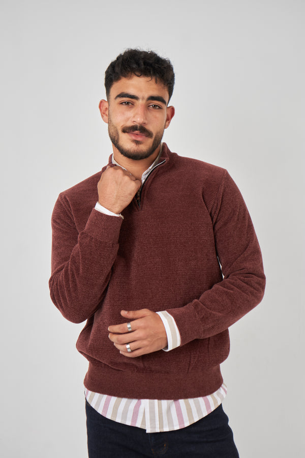 Velvet Knit Pullover - Code ( 40213 )