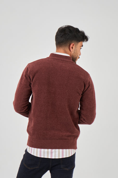 Velvet Knit Pullover - Code ( 40213 )